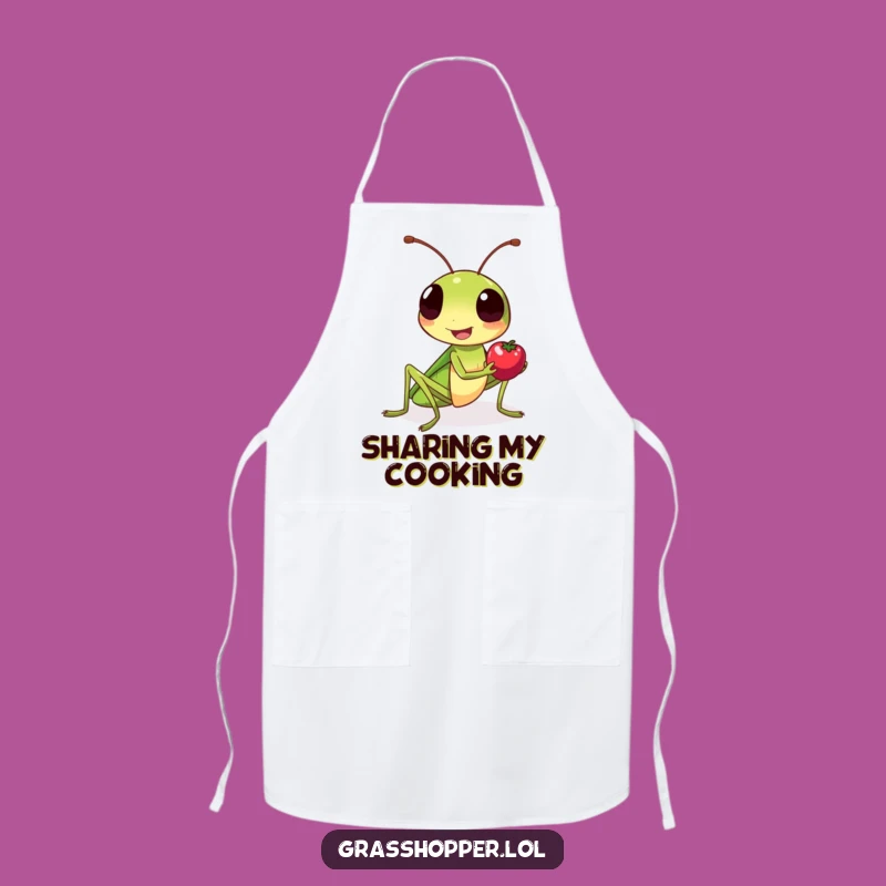 Funny Grasshopper Berry Apron - Kind & Sweet Kitchen Gift