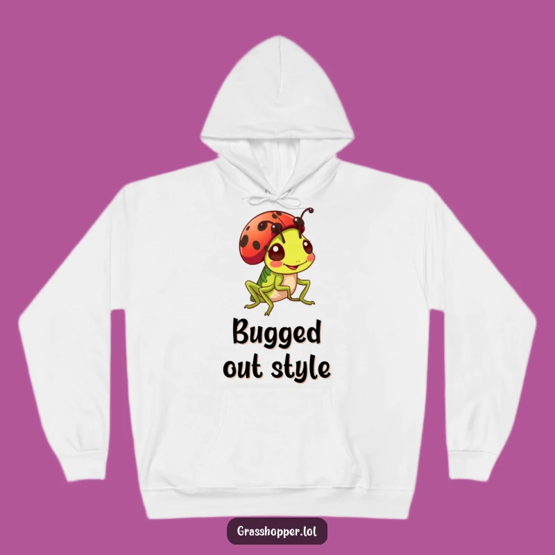 Funny Grasshopper Ladybug Hat Hoodie - Cozy Friend Charm Gift