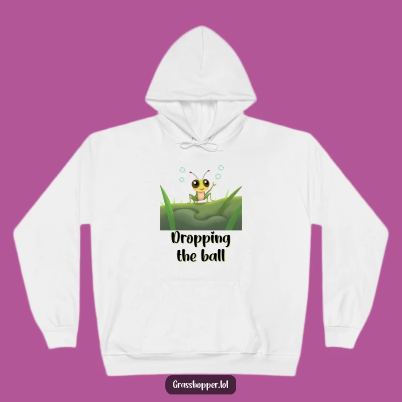 Funny Juggling Grasshopper Hoodie - Warm Dewdrop Juggling Gift