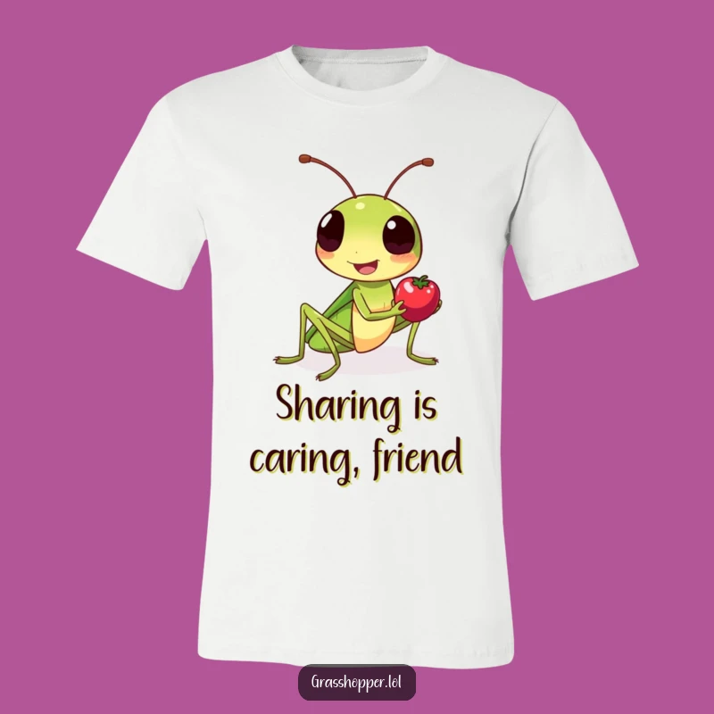 Funny Kind Grasshopper Berry Tee - Share a Smile T-Shirt Gift